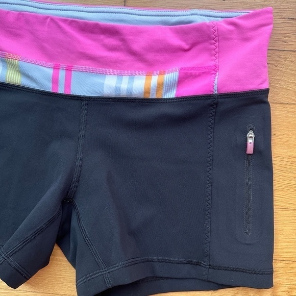 Lululemon Run: Fast Track Short Black / Groovy Women's Size 8 - 10? - Picture 5 of 11